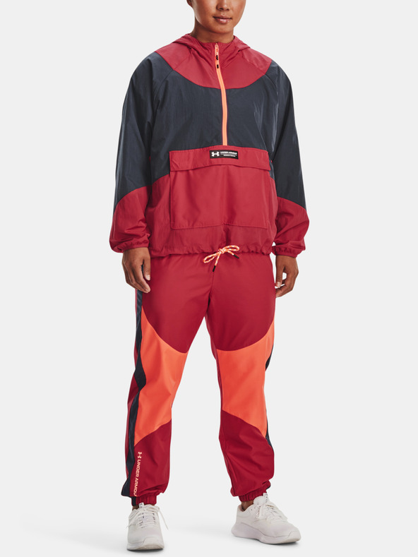 Under Armour Rush Woven Anorak Jacket Rojo