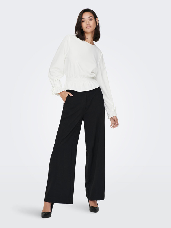 Jacqueline De Yong Vincent Trousers Negro