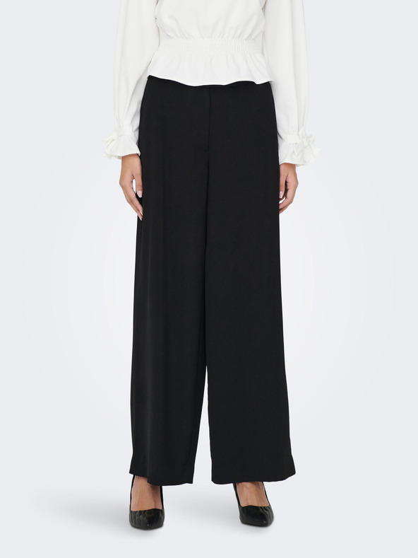 Jacqueline De Yong Vincent Trousers Negro