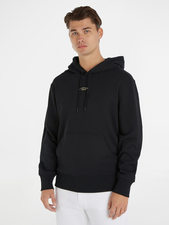 Calvin Klein Jeans Canvas Curve Sweatshirt Negro