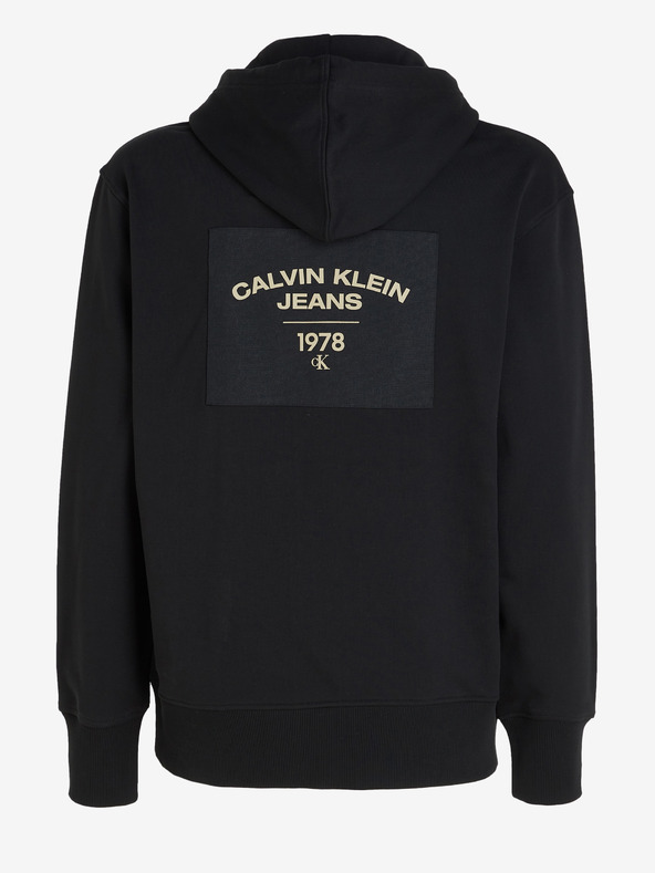 Calvin Klein Jeans Canvas Curve Sweatshirt Negro