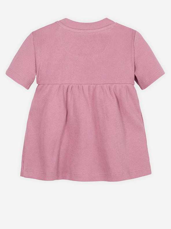 Calvin Klein Jeans Vestido Infantil Rosa