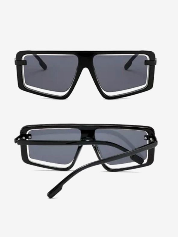 VEYREY Oversize Jonas Sunglasses Negro