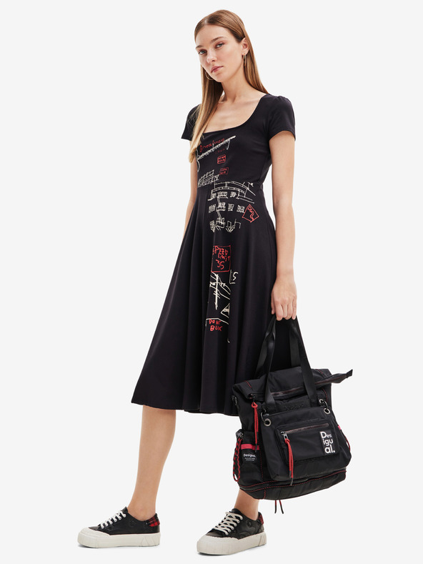 Desigual Broadway Road Dresses Negro