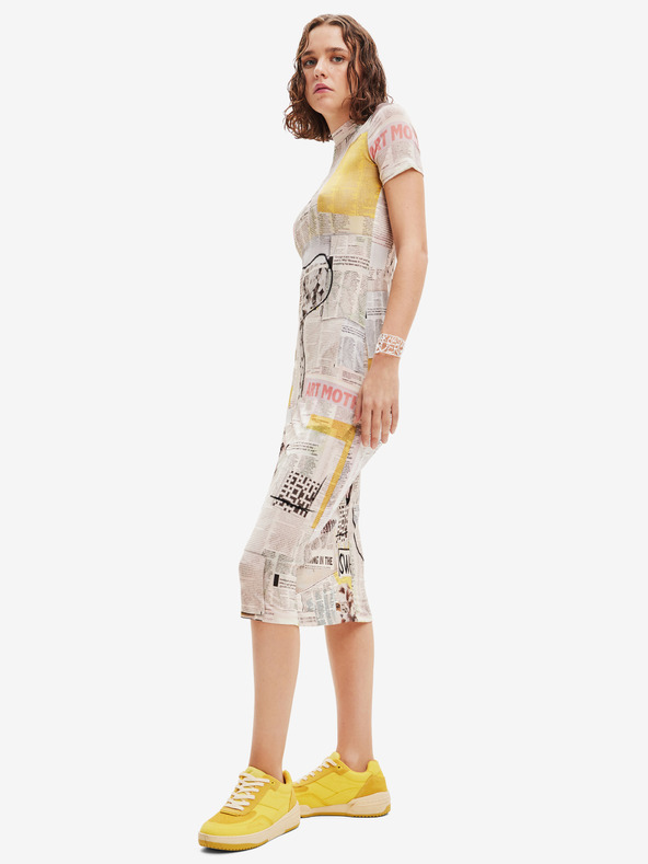 Desigual News Dresses Beis