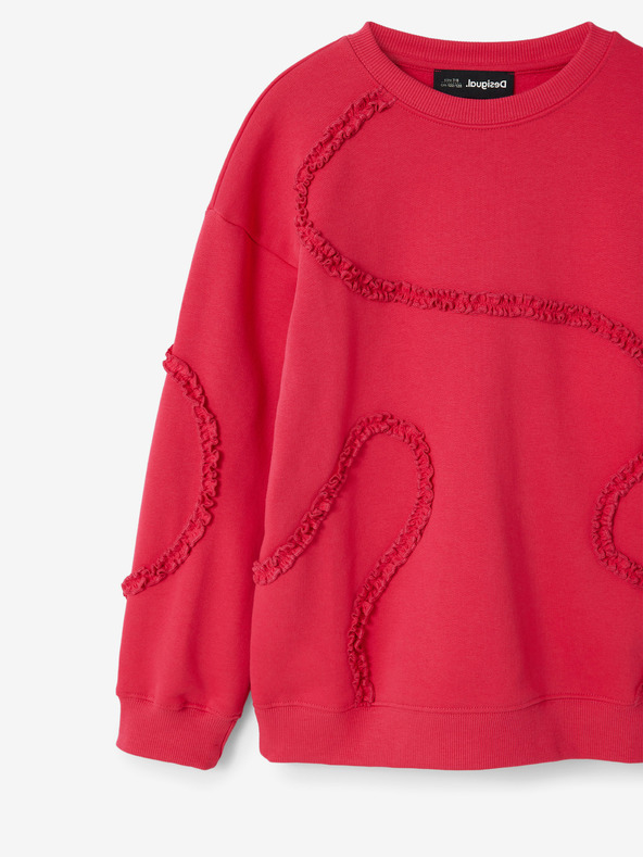 Desigual Inida Kids Sweatshirt Rosa