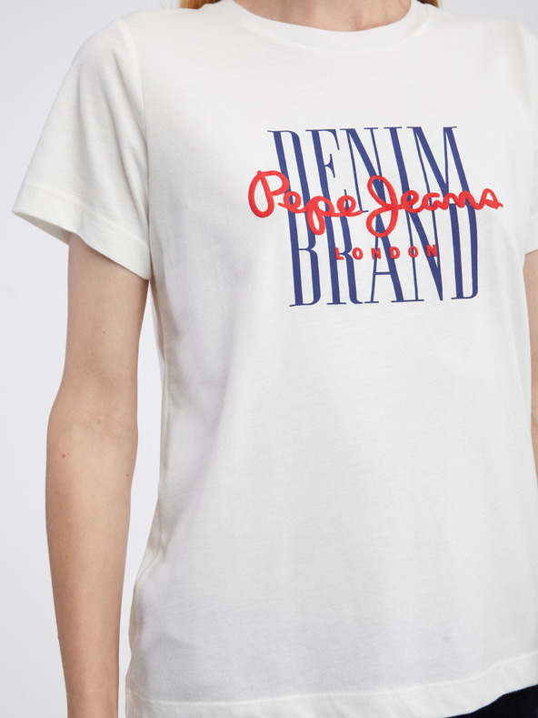 Pepe Jeans Camille T-shirt Blanco