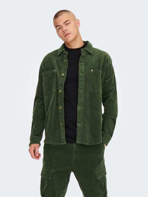 ONLY & SONS Track Shirt Verde