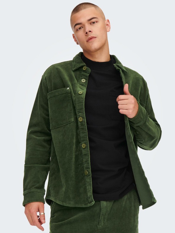 ONLY & SONS Track Shirt Verde