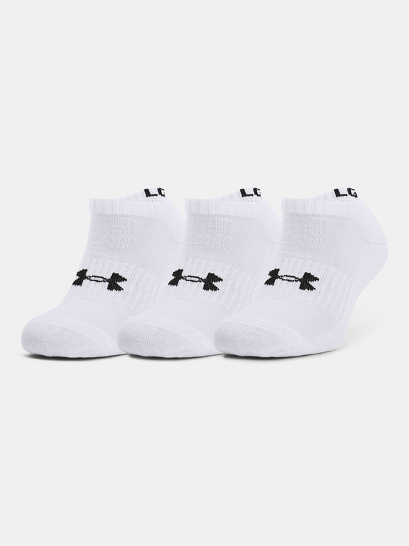 Under Armour Core No Show Set Of 3 Pairs Of Socks Blanco