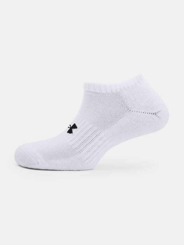 Under Armour Core No Show Set Of 3 Pairs Of Socks Blanco