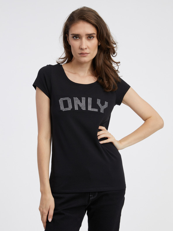 ONLY Helena T-shirt Negro