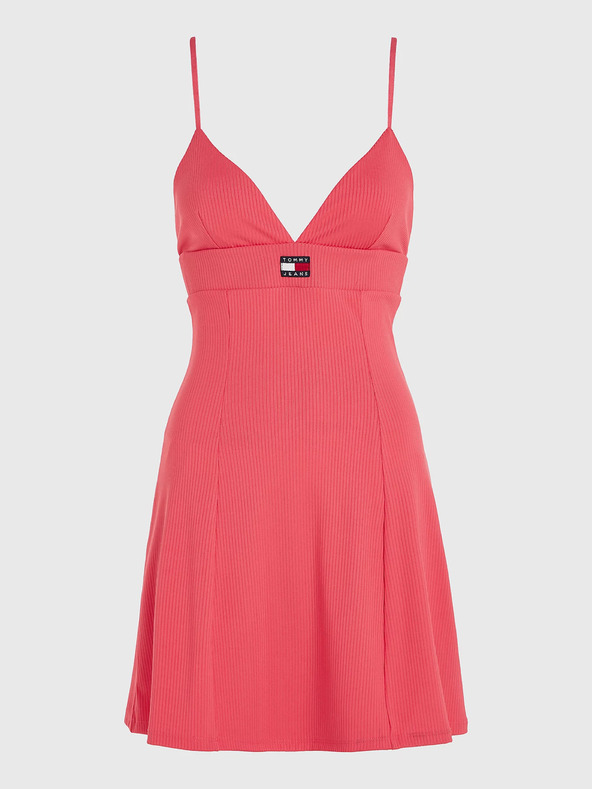 Tommy Jeans Vestido Rojo