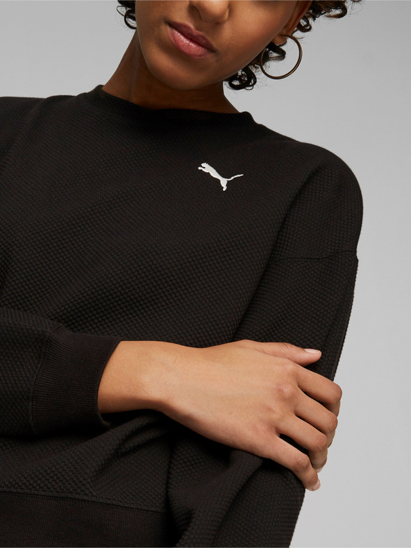 Puma Her Crew Sweatshirt Negro