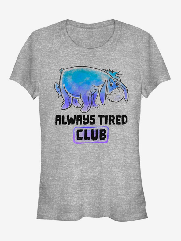 ZOOT.Fan Disney Ijáček Always Tired Club T-shirt Gris