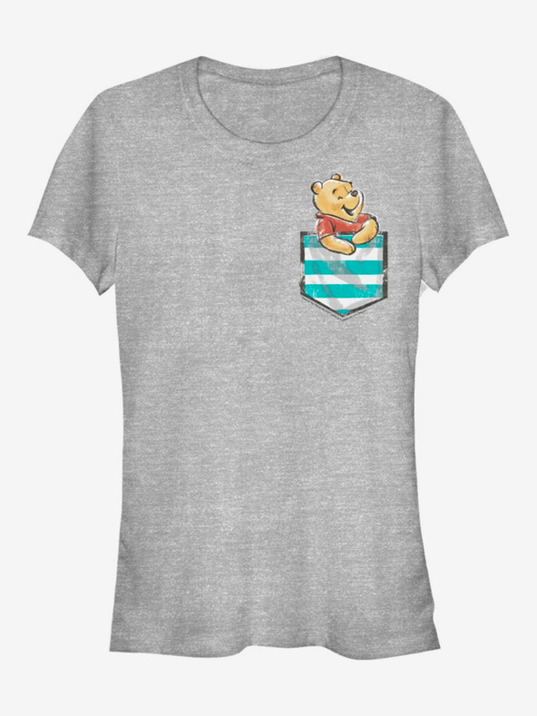 ZOOT.Fan Disney Medvídek Pú Winnie The Pooh T-shirt Gris