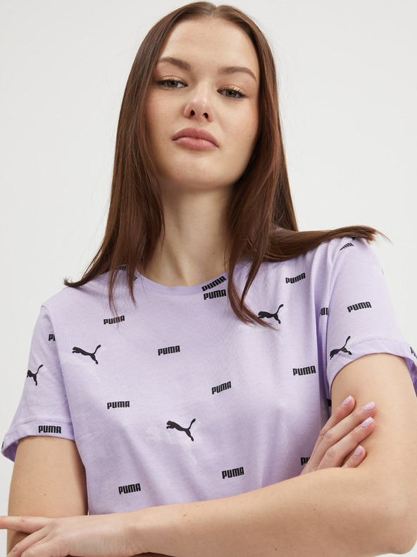 Puma Logo Power T-shirt Violeta