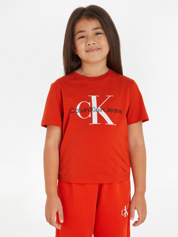 Levně Calvin Klein Jeans Triko dětské Červená