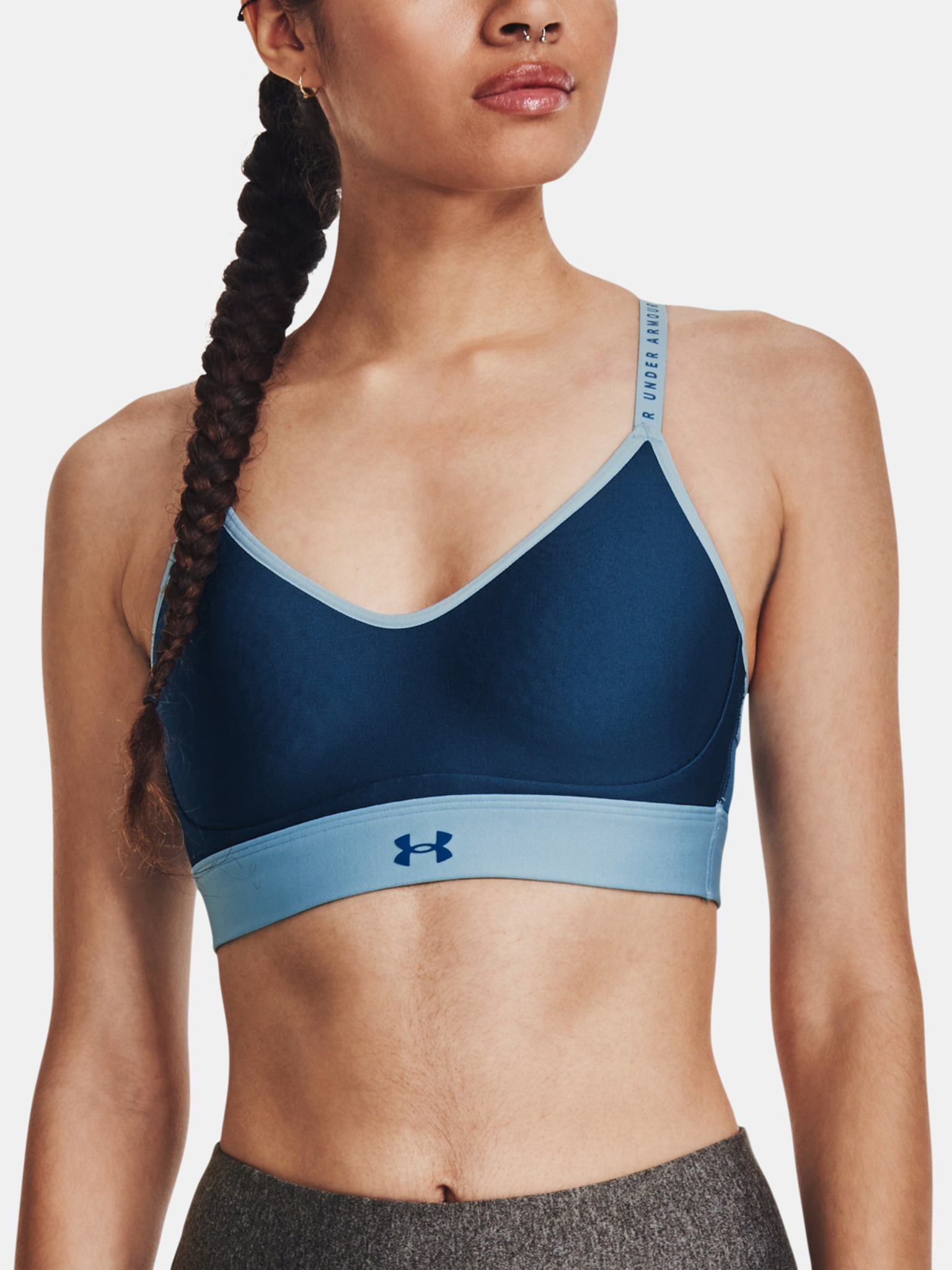 Under Armour Womens HG Armour Mid Padless-NVY