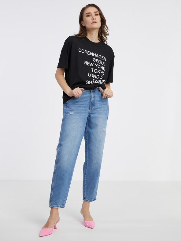 Noisy May Millie T-shirt Negro