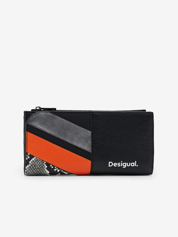 Desigual Polka Ines Wallet Negro