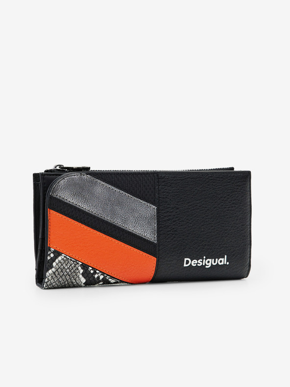 Desigual Polka Ines Wallet Negro