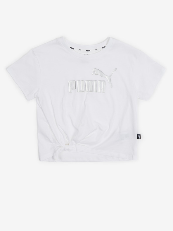Puma ESS+ Koszulka dziecięce Biały