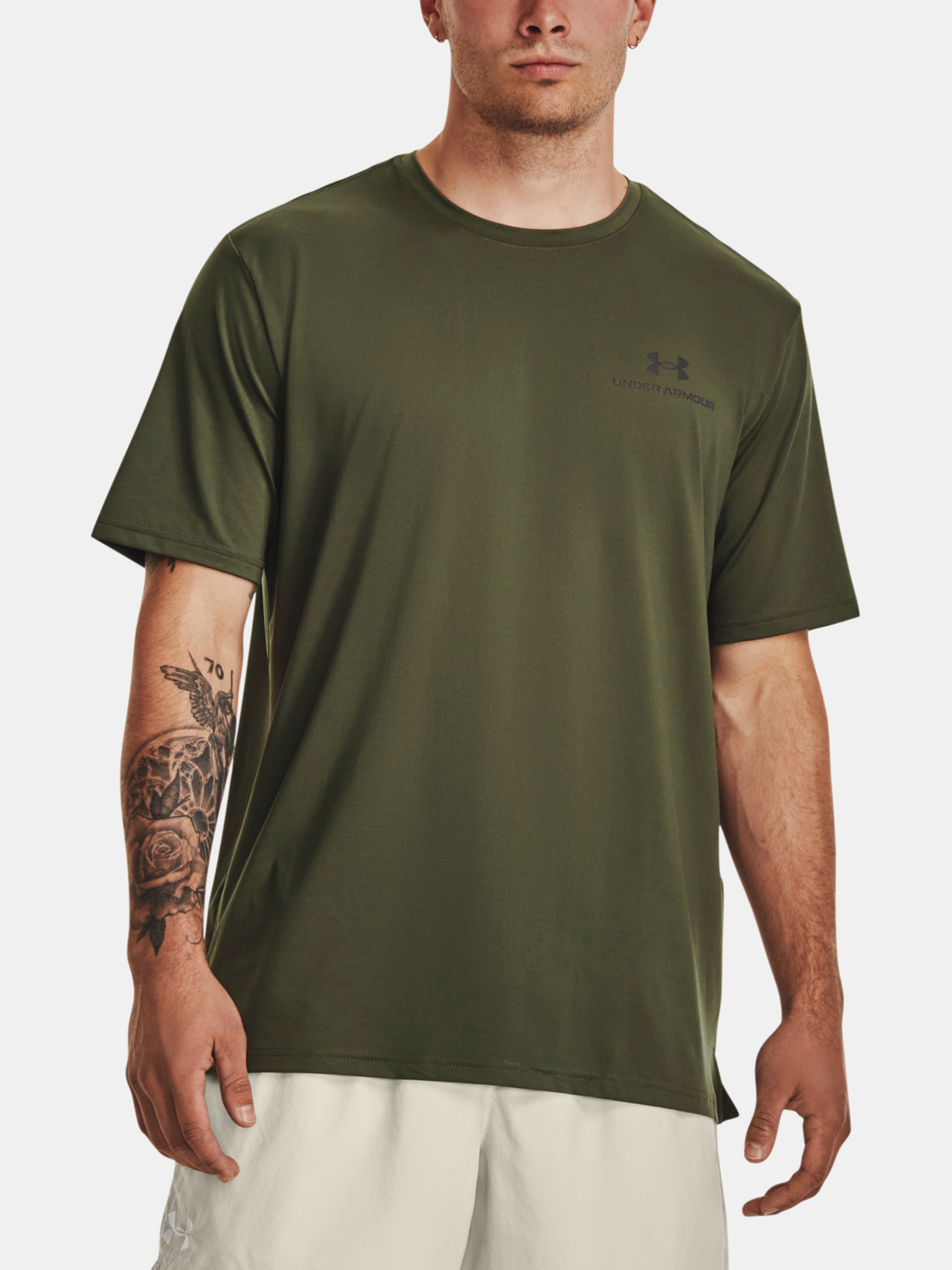 Under Armour Tech™ 2.0 Short Sleeve Men Training T-Shirt Khaki
