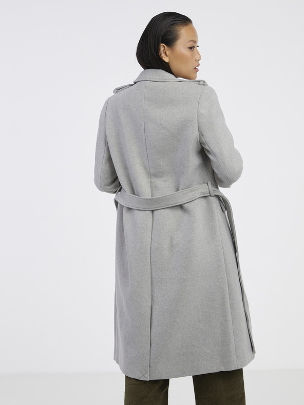 Noisy May Leony Coat Gris