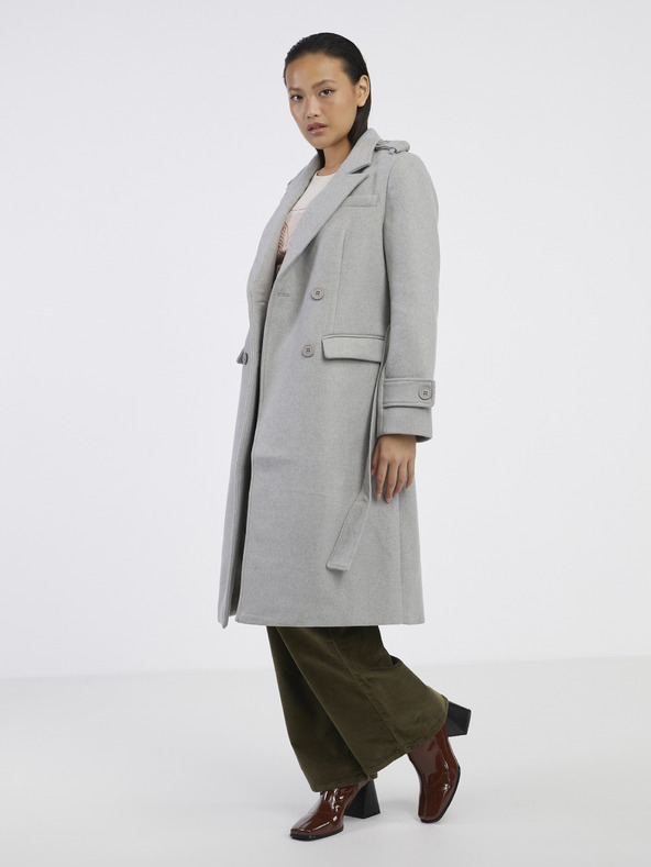 Noisy May Leony Coat Gris