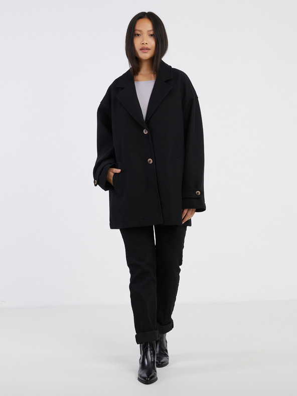 Noisy May Alicia Coat Negro