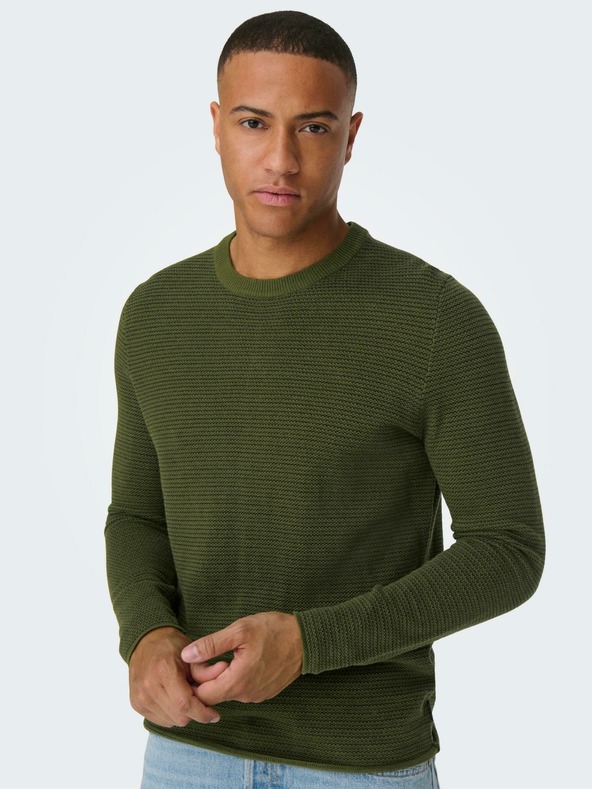 ONLY & SONS Niguel Sweater Verde