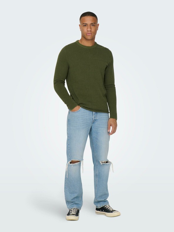 ONLY & SONS Niguel Sweater Verde