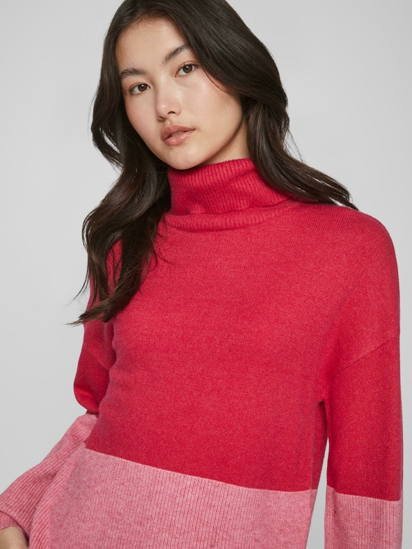 Vila Ril Turtleneck Rosa