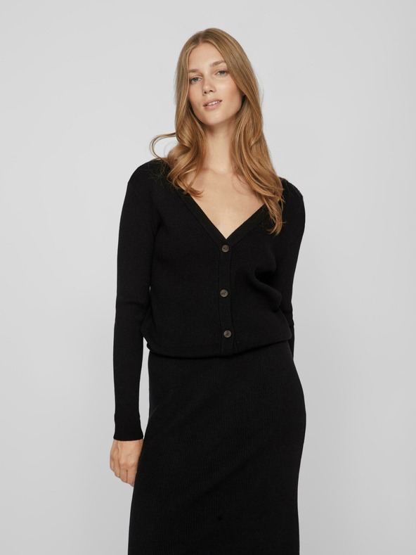 Vila Comfy Cardigan Negro