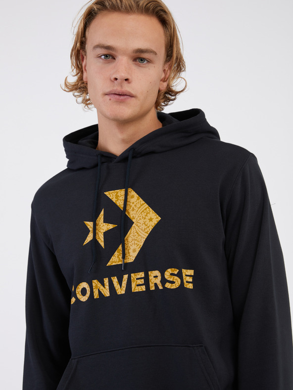 Converse Go-To Star Chevron Sweatshirt Negro