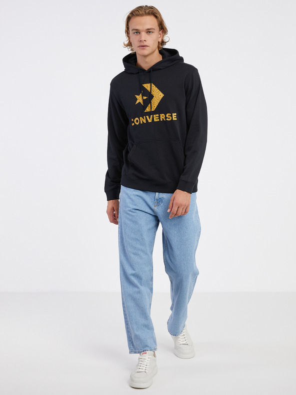 Converse Go-To Star Chevron Sweatshirt Negro