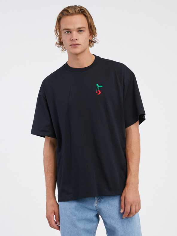 Converse Star Chevron Cherry T-shirt Negro