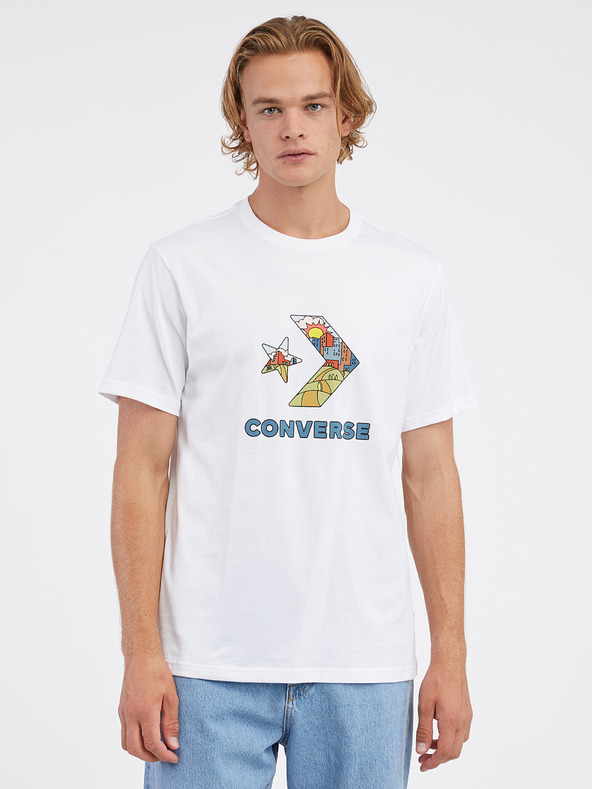 Converse Star Chevron T-shirt Blanco