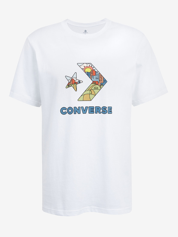 Converse Star Chevron T-shirt Blanco