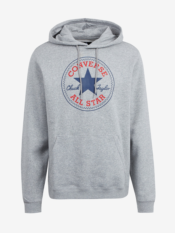 Converse Go-To All Star Patch Sweatshirt Gris