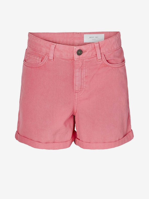 Noisy May Smiley Shorts Rojo