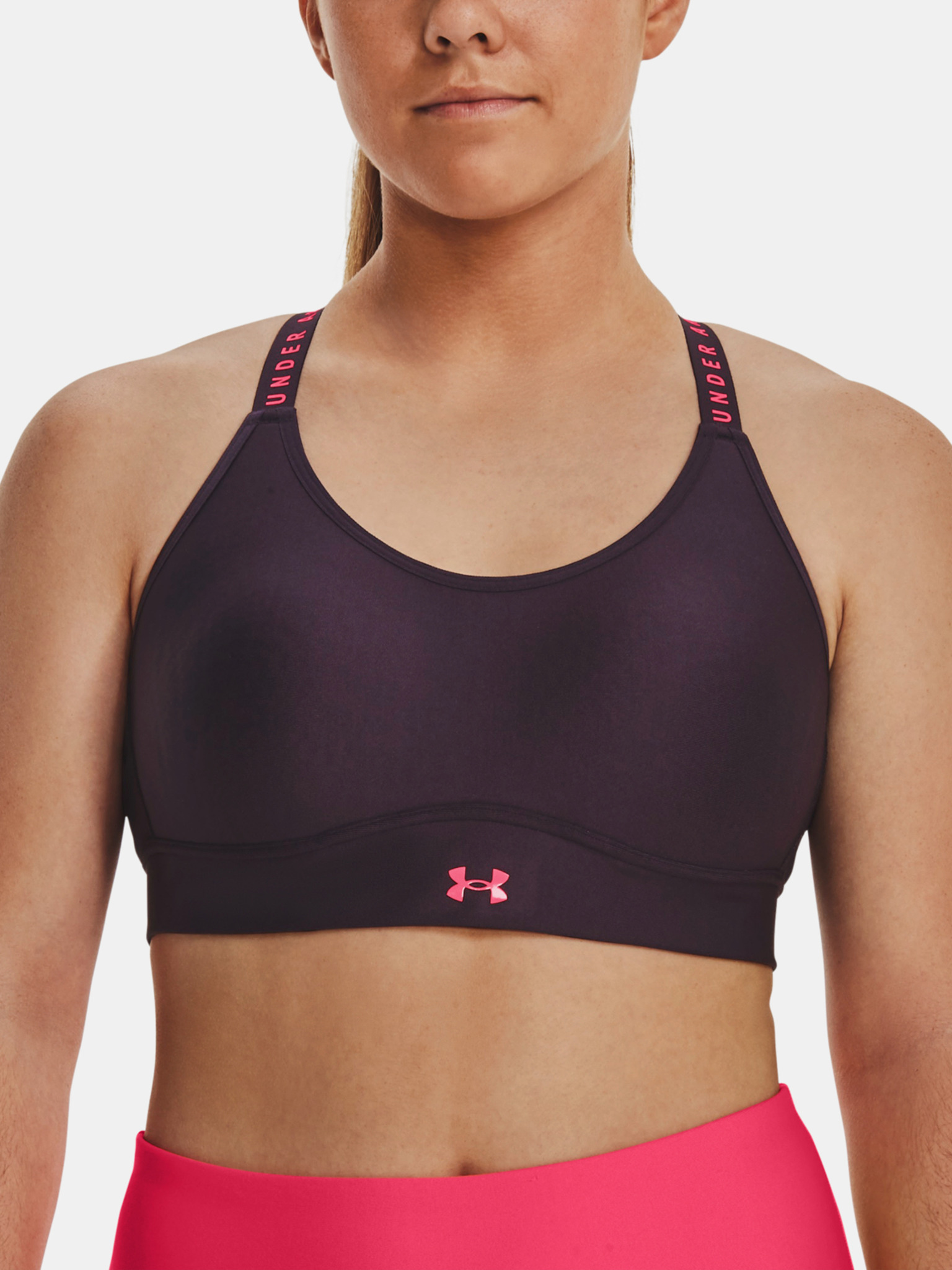  Infinity Covered Mid, Black - sports bra - UNDER