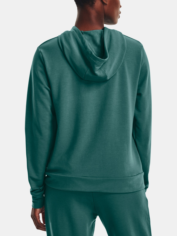 Under Armour Rival Terry Hoodie Sweatshirt Verde