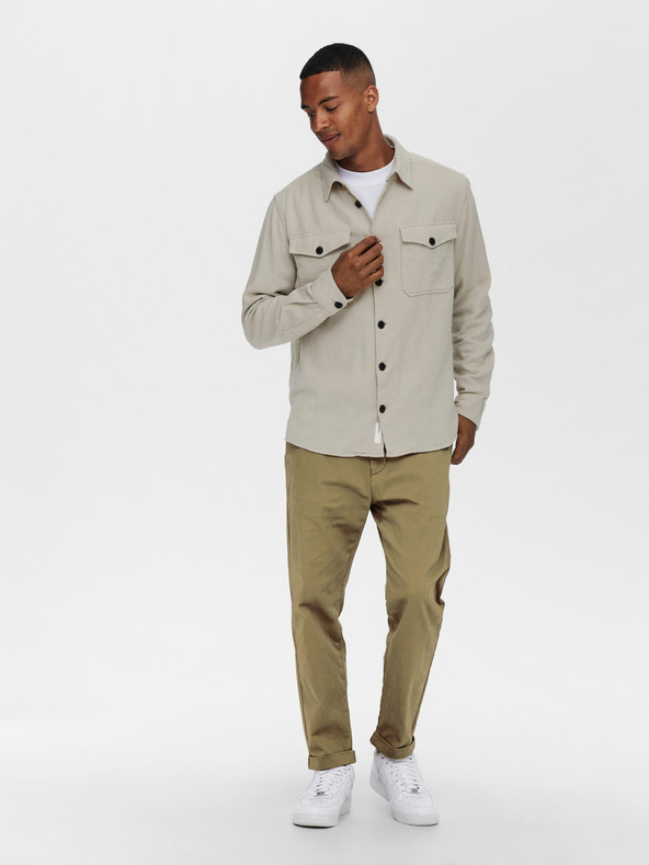 ONLY & SONS Milo Shirt Beis