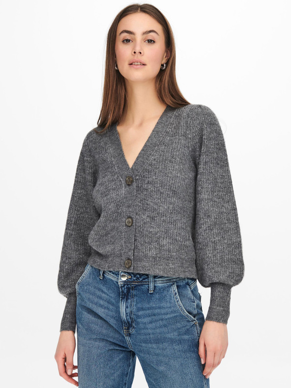 Jacqueline De Yong Rea Cardigan Gris