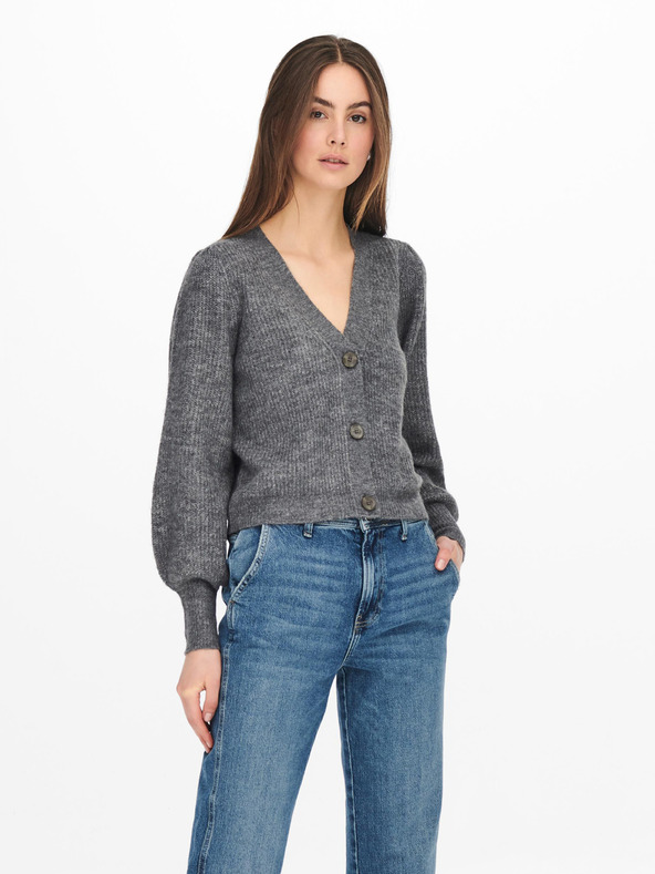 Jacqueline De Yong Rea Cardigan Gris