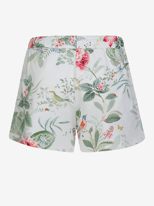 PiP Studio Oriental Dreams Sleeping Shorts Blanco