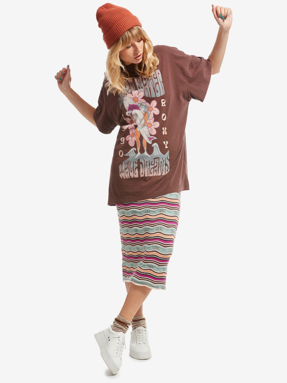 Roxy Sweet Janis T-shirt Marrón