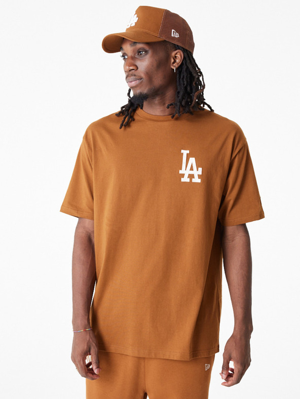 New Era LA Dodgers League Essential T-shirt Marrón